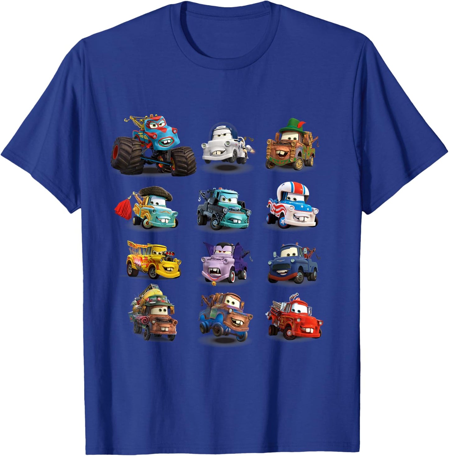 Disney and Pixar’s Cars Many Maters T-Shirt - T-Shirt | Royal