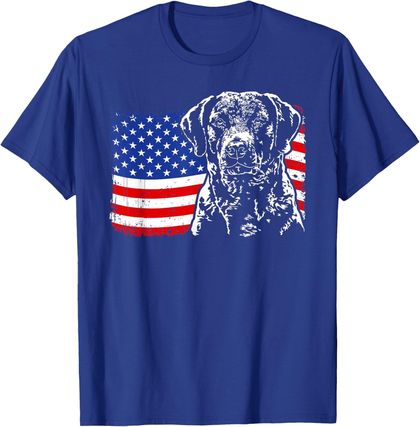 Proud Chesapeake Bay Retriever American Flag patriotic dog Kids Men T-Shirt - T-Shirt | Royal