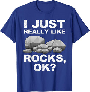Cool Geology Design Women Geologist Rock Collector T-Shirt - T-Shirt | Royal