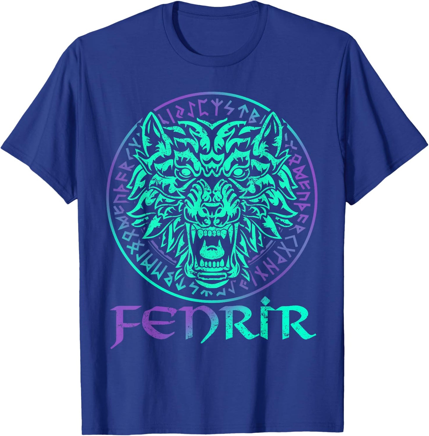 Fenrir Wolf Vargr Viking Norse Mythology Warg Myth Animal T-Shirt - T-Shirt | Royal