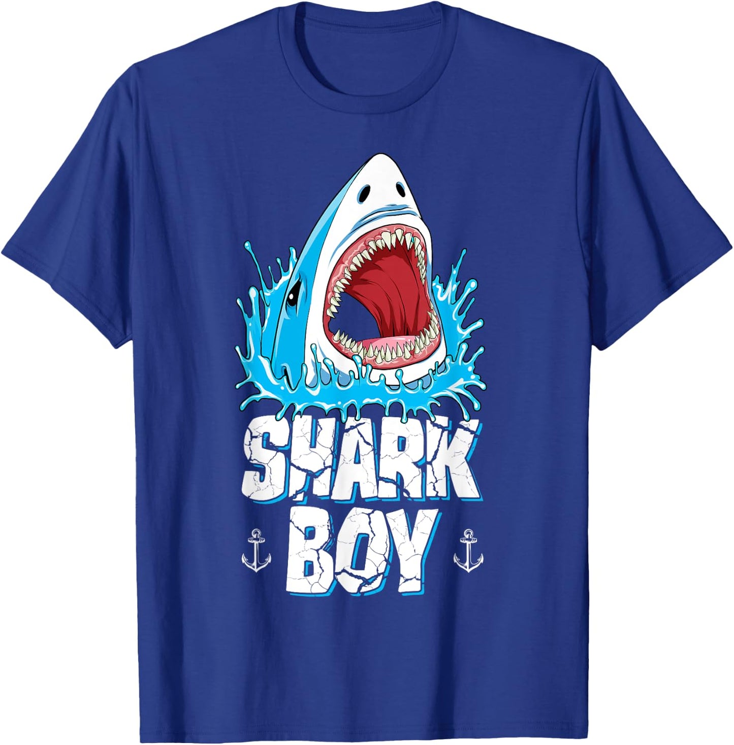 Shark Boy T Shirt Family Matching Men Boys Kids Jawsome Gift T-Shirt - T-Shirt | Royal