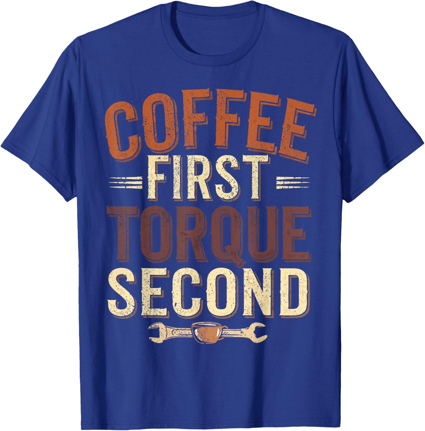 Bike Mechanic Coffee Tools Bicycle Mechanic T-Shirt - T-Shirt | Royal