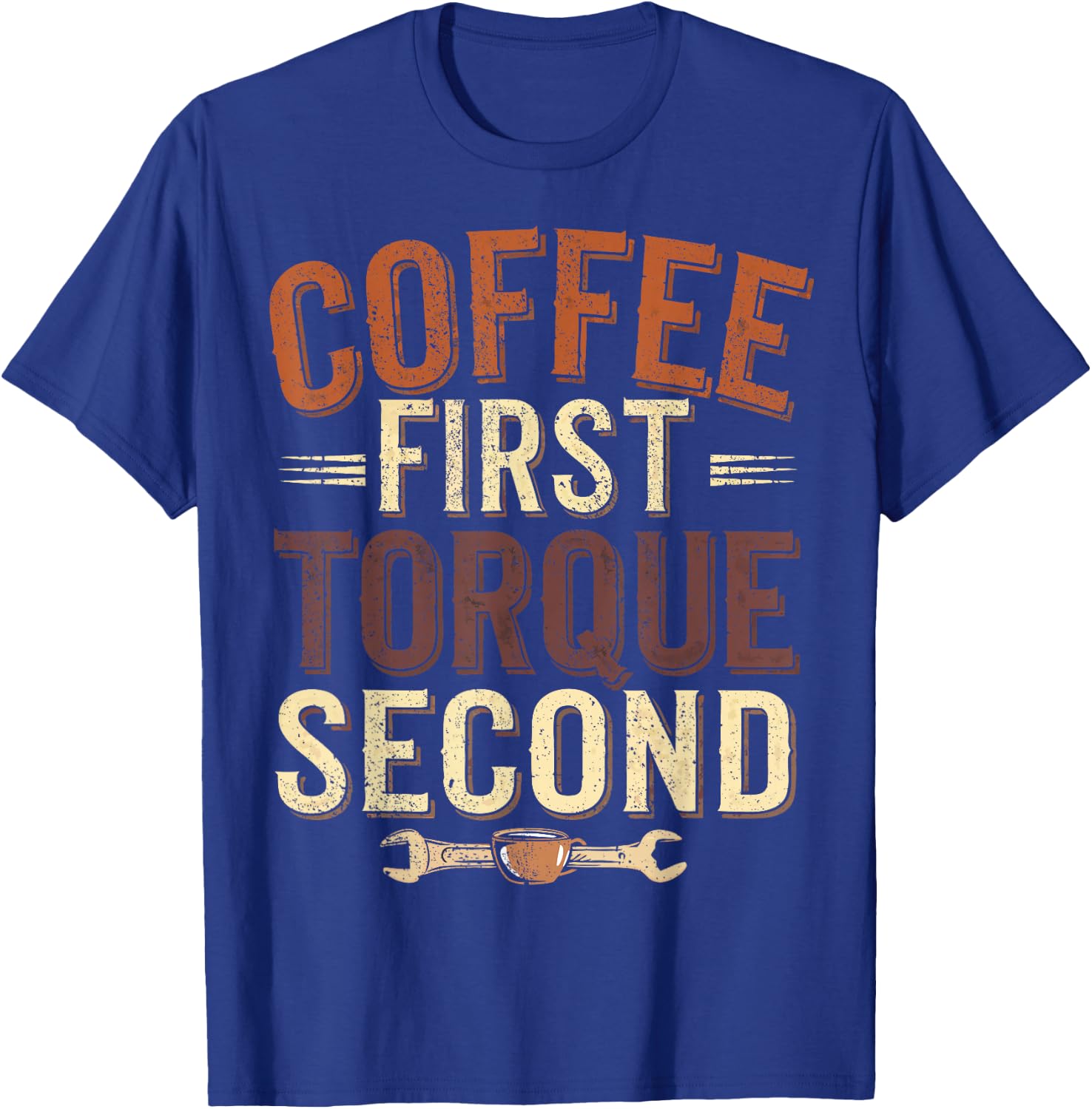 Bike Mechanic Coffee Tools Bicycle Mechanic T-Shirt - T-Shirt | Royal