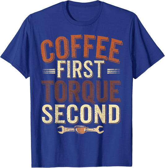 Bike Mechanic Coffee Tools Bicycle Mechanic T-Shirt - T-Shirt | Royal