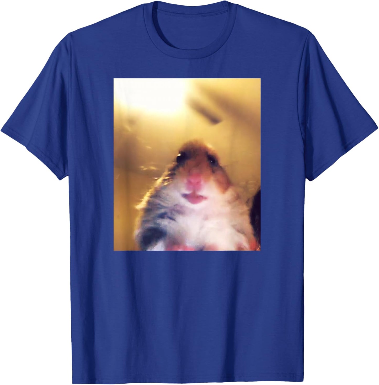 Staring Hamster Meme Front Camera T-Shirt - T-Shirt | Royal