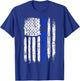 Thin Blue Line Flag American U.S. Marshal Shirt T-Shirt - T-Shirt | Royal