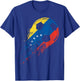 Venezuelan Pride Football Player Flag T-Shirt - T-Shirt | Royal