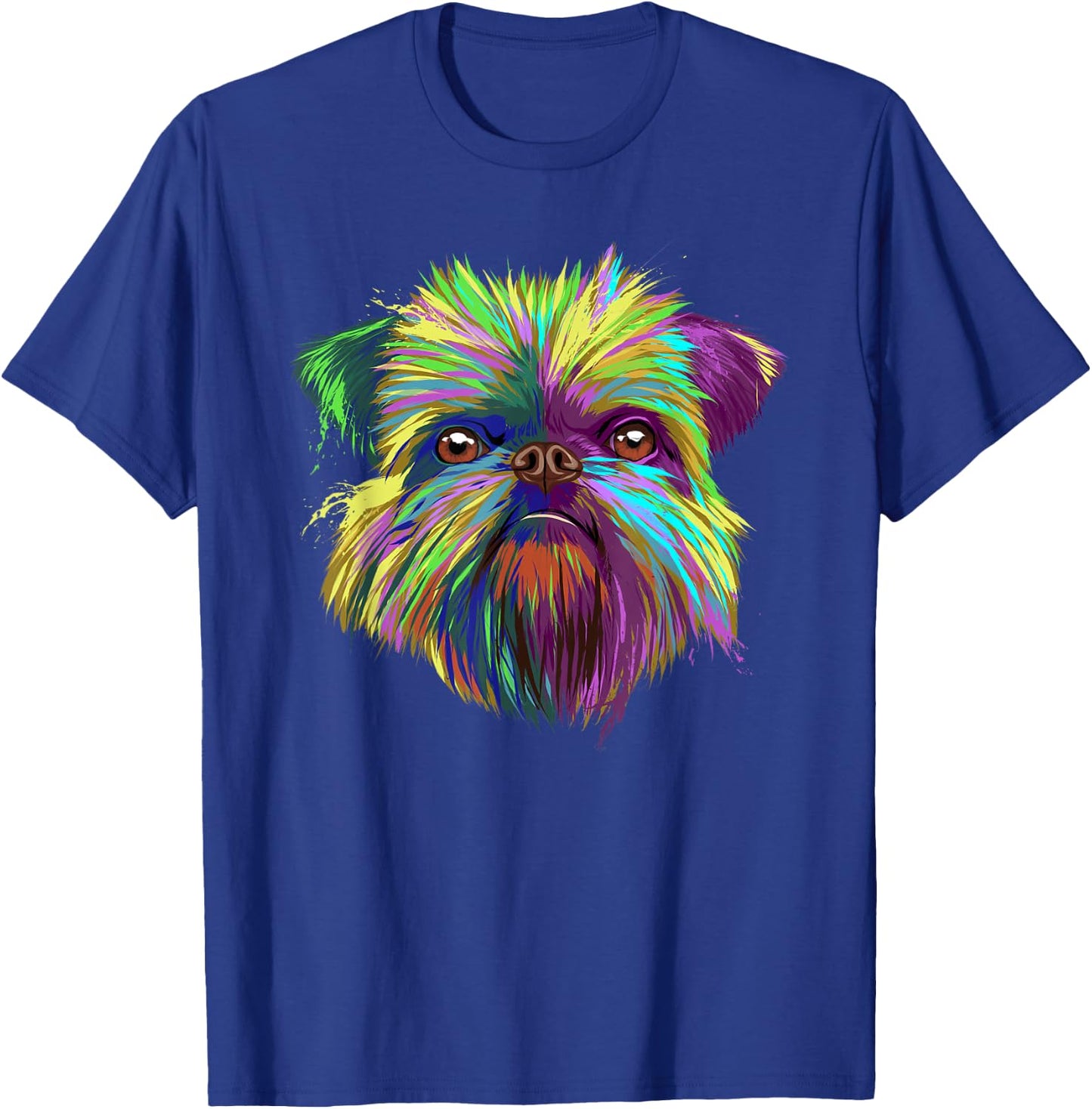 Colourful Dog Brussels Griffon T-Shirt - T-Shirt | Royal