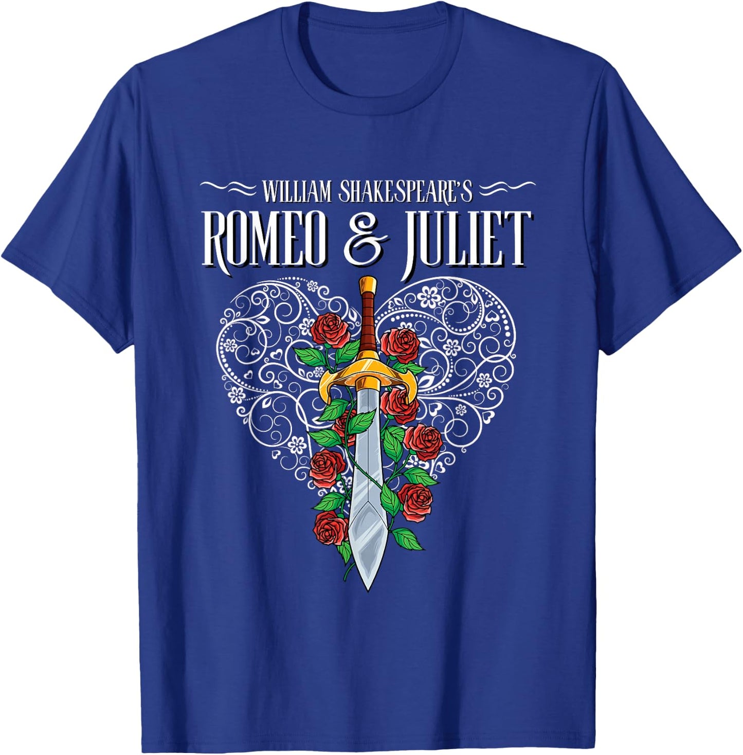 Romeo and Juliet, William Shakespeare, Literature Theatre T-Shirt - T-Shirt | Royal