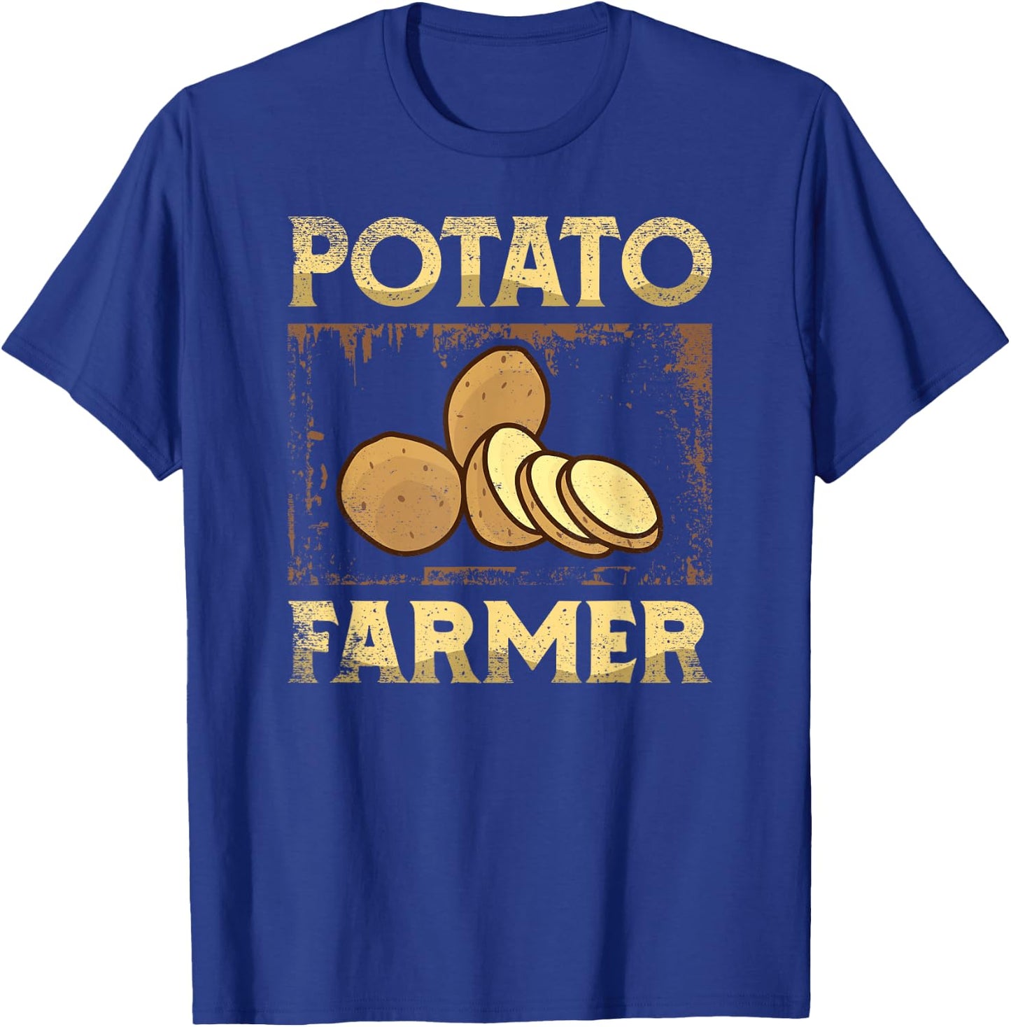 Potato Farmer for a Potato Lovers French Fries Potatoes T-Shirt - T-Shirt | Royal