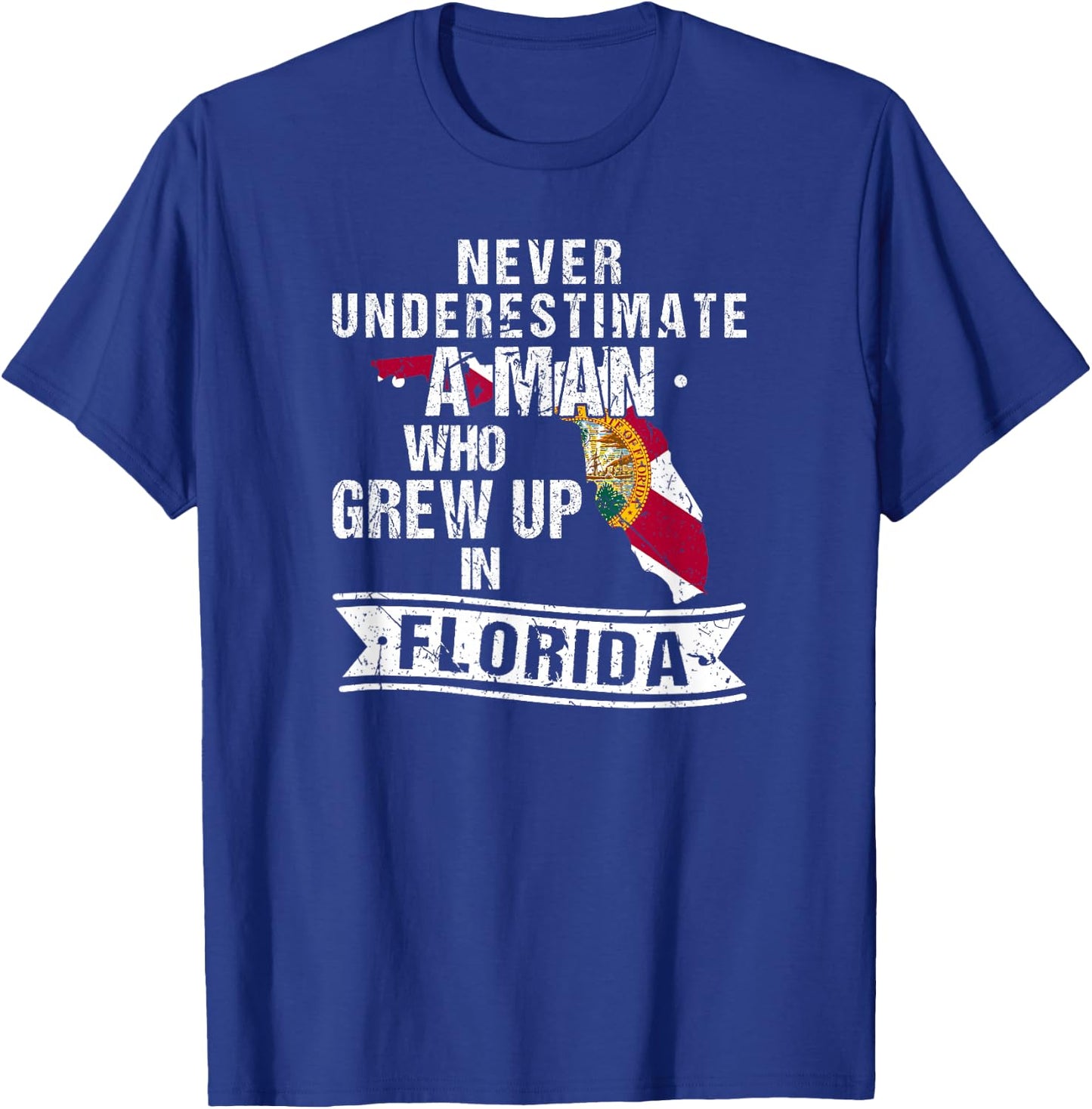 Flo Grown Design Native Florida T-Shirt - T-Shirt | Royal