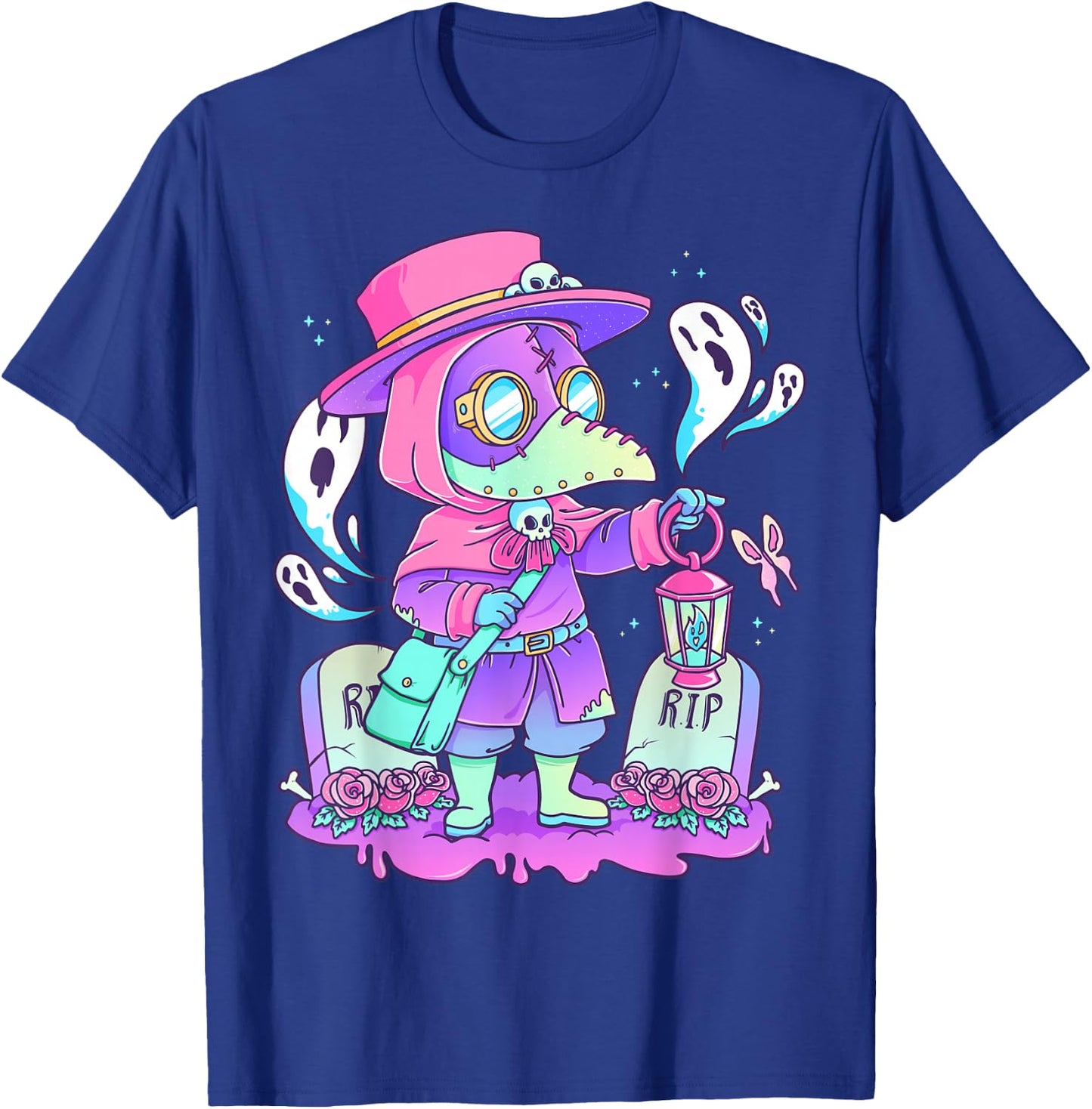 Pastel Goth Cute Creepy Plague Doctor Kawaii Menhera Wiccan Small T-Shirt - T-Shirt | Royal