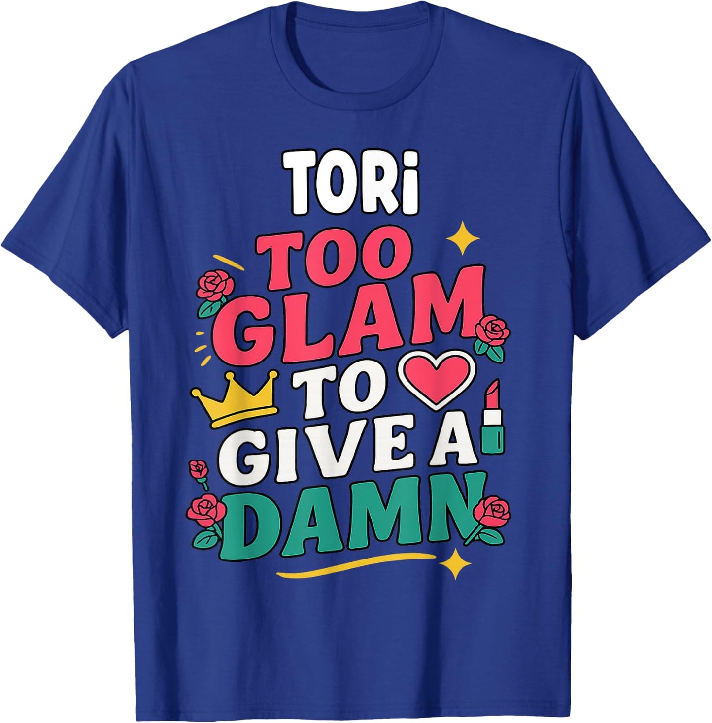 TORI Personalized Women's Gift Custom TORI T-Shirt - T-Shirt | Royal