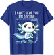 Gamer Axolotl Shirt Gamesolotl Fish Gaming Video Gamer Anime T-Shirt - T-Shirt | Royal