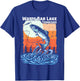 Summer Fishing Retro Sunset Tennessee Watts Bar Lake T-Shirt - T-Shirt | Royal