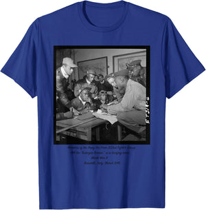 Tuskegee Airmen Preparing for Battle T-Shirt - T-Shirt | Royal