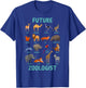Future Zoologist Funny Wildlife Animals Zookeeper Ideas T-Shirt - T-Shirt | Royal