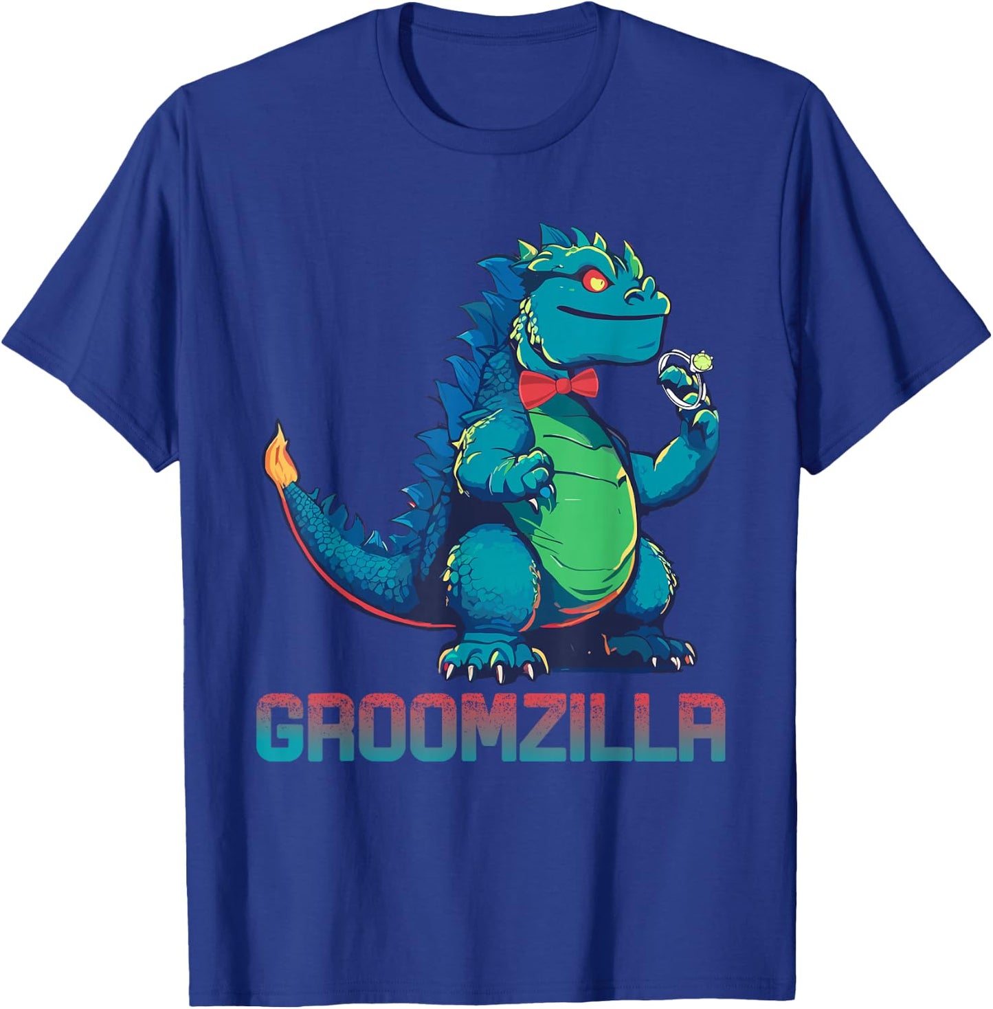Funny Weding Groomzilla Design for Party T-Shirt - T-Shirt | Royal