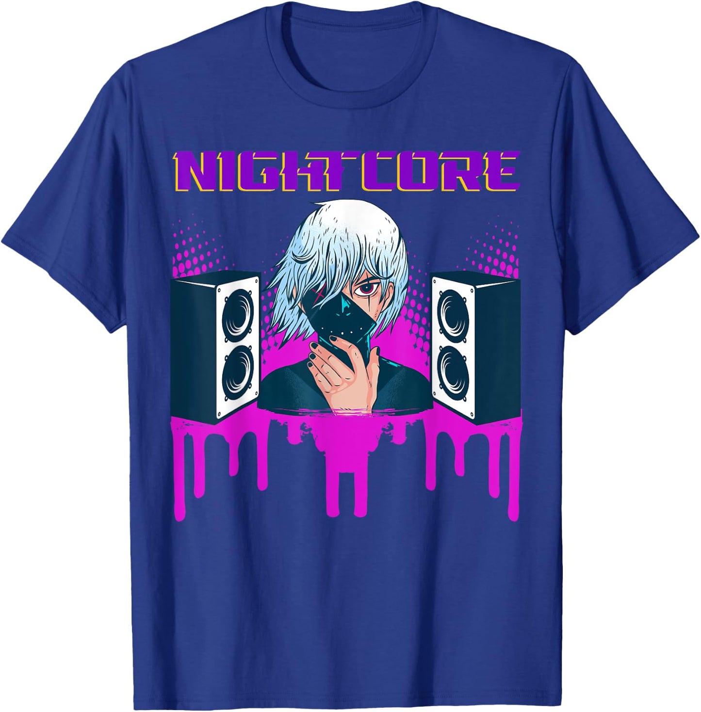 Manga nightcore music and Japanese equals love anime T-Shirt - T-Shirt | Royal