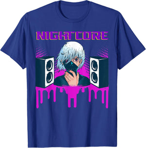 Manga nightcore music and Japanese equals love anime T-Shirt - T-Shirt | Royal