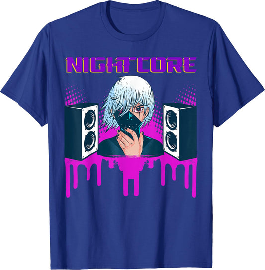 Manga nightcore music and Japanese equals love anime T-Shirt - T-Shirt | Royal