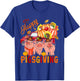 Happy Pigsgiving Three Pigs Pickup Truck Carrying Pumpkins T-Shirt - T-Shirt | Royal