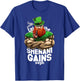 St Patricks Day T Shirt Jacked Leprechaun Time to make GAINS T-Shirt - T-Shirt | Royal