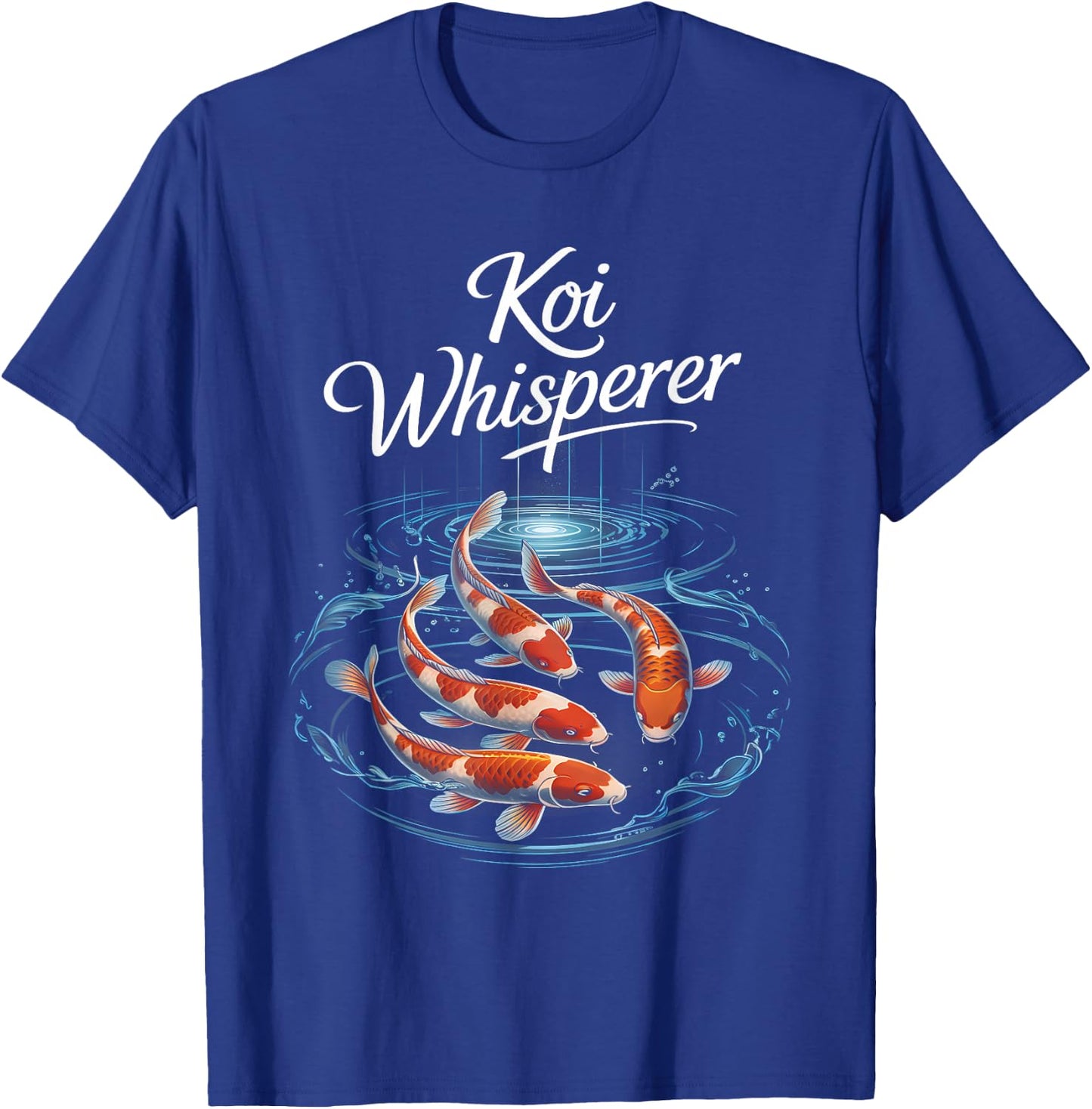 Koi Whisperer Aquarium Japanese Koi Lover Men Kids T-Shirt - T-Shirt | Royal
