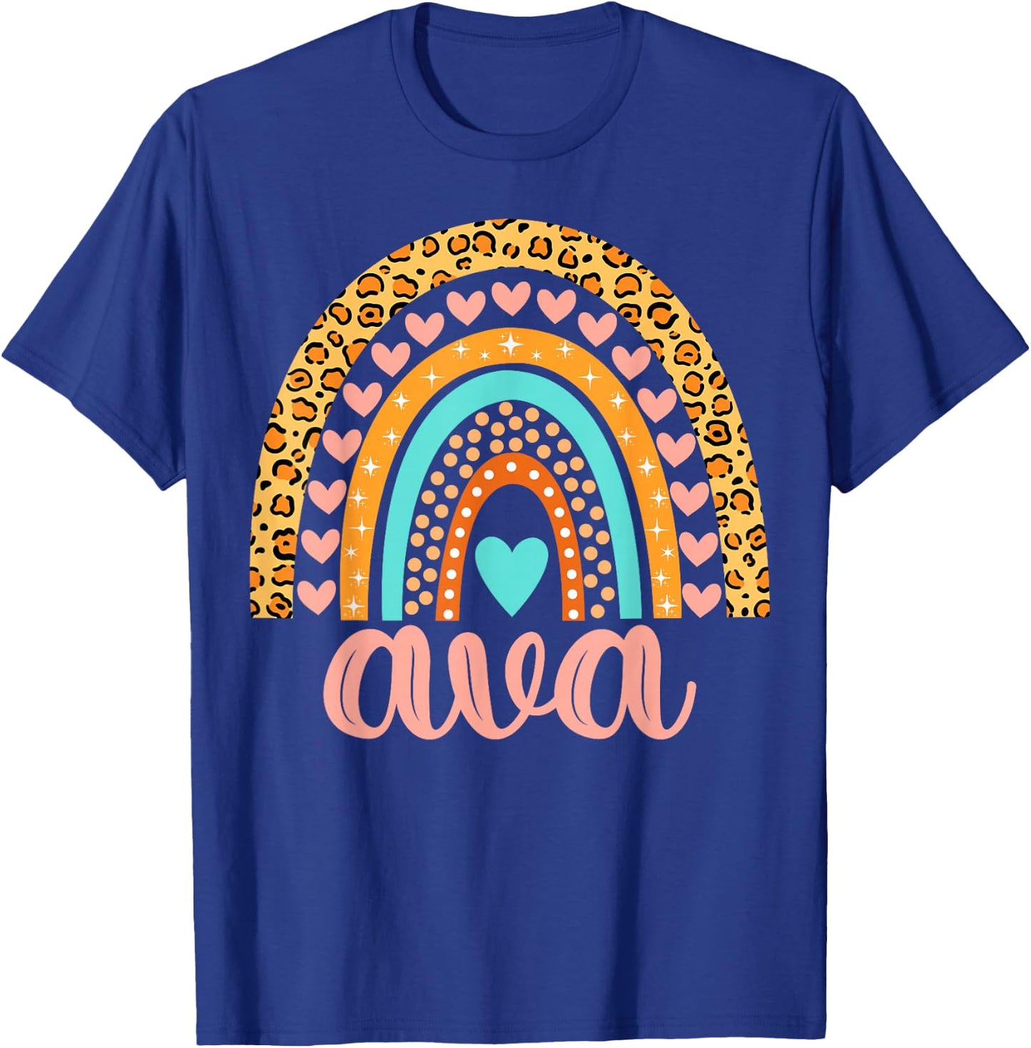 Ava Ava Name Birthday Shirt Gift T-Shirt - T-Shirt | Royal