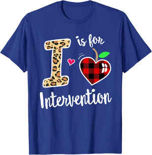 RTI Team T Response I is for Intervention Teacher School T-Shirt - T-Shirt | Royal