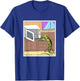 Lizard Microwave Dinner Funny Reptile Novelty Gift T-Shirt - T-Shirt | Royal