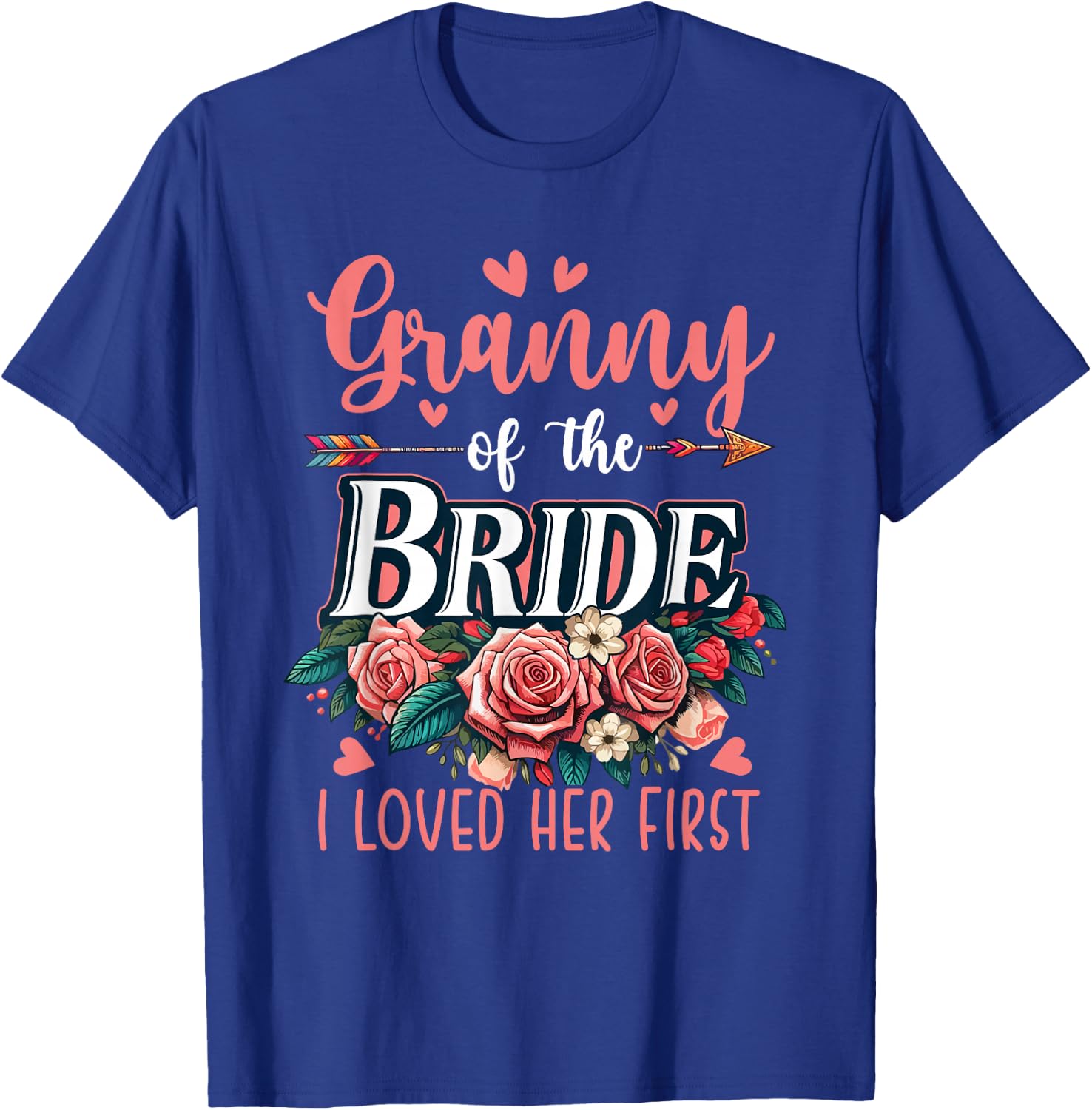 Granny Of The Bride Proud Loved Her First Costume Wedding T-Shirt - T-Shirt | Royal