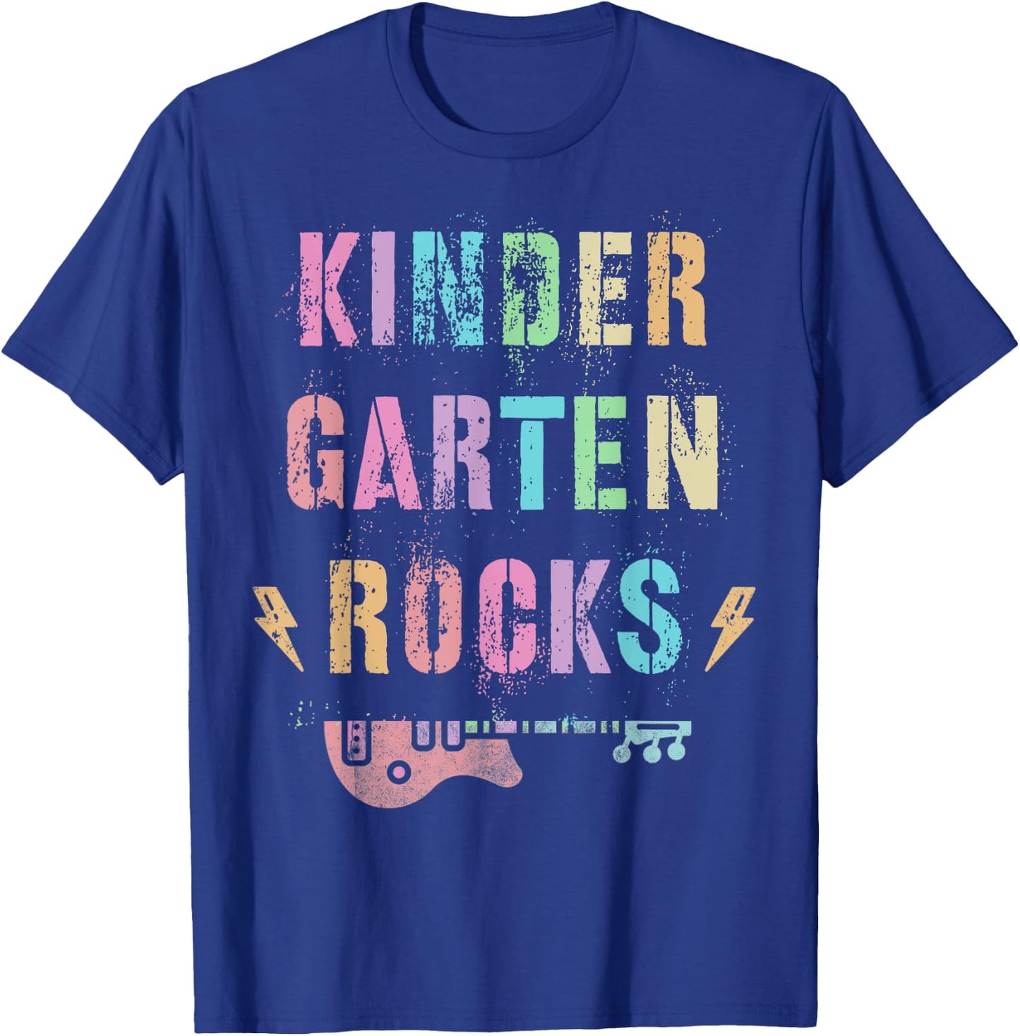 KINDERGARTEN ROCKS Star Crew Kinder My Jam In My Teacher Era Men Women Kids T-Shirt - T-Shirt | Royal