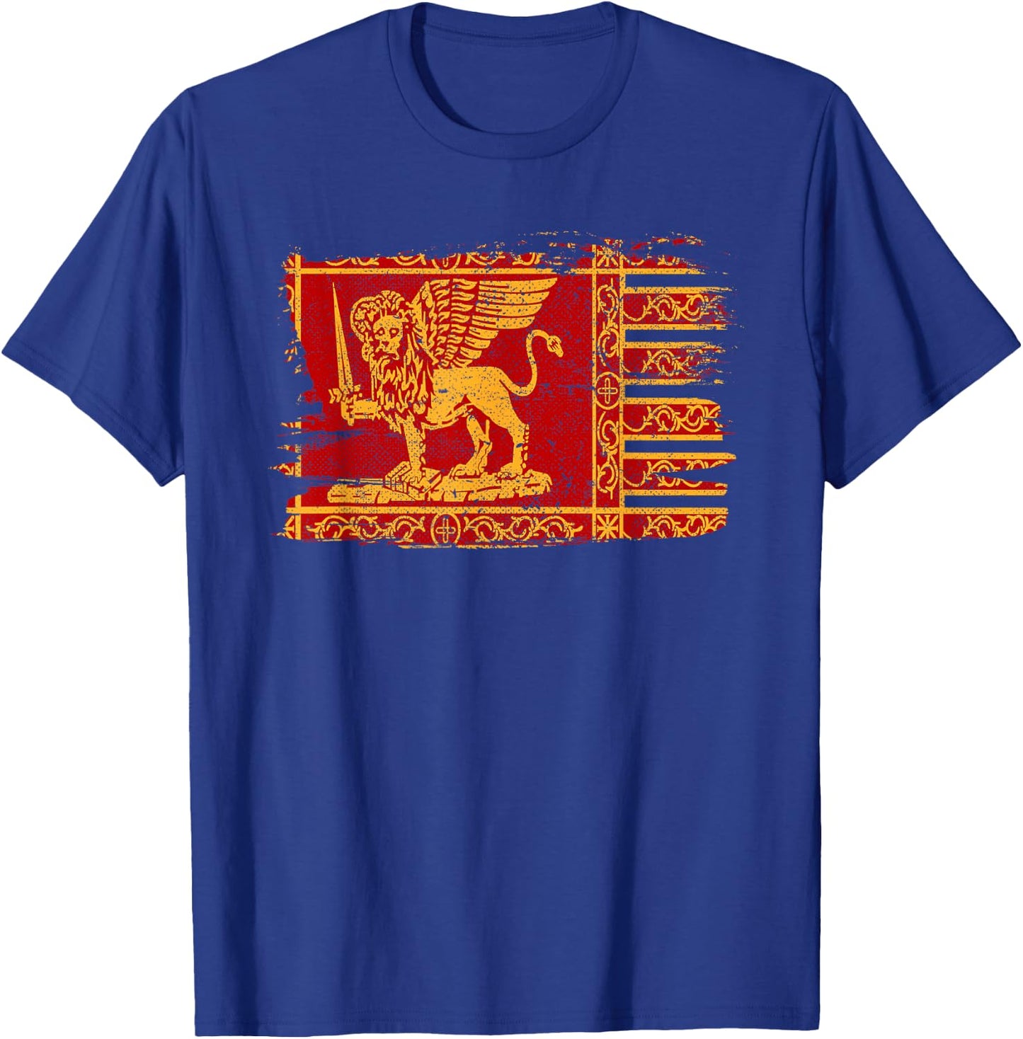 Republic of Venice Veneto Italy Flag Winged Lion Gonfalone T-Shirt - T-Shirt | Royal