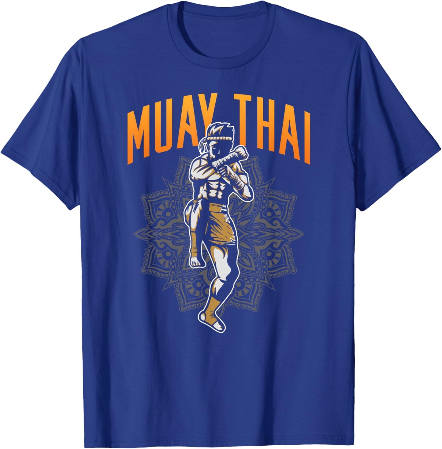 Muay Thai Hobby Martial Arts Fighter Boxing T-Shirt - T-Shirt | Royal
