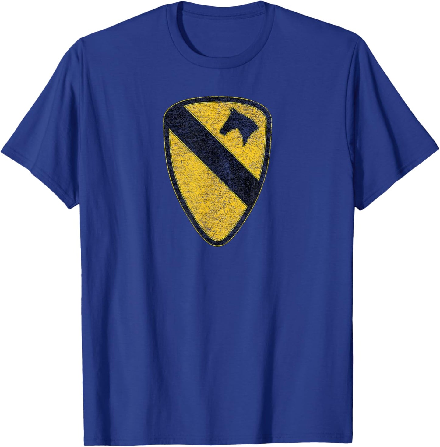 1st Cavalry Division Army First Team Fort Hood Us Usa T-Shirt - T-Shirt | Royal
