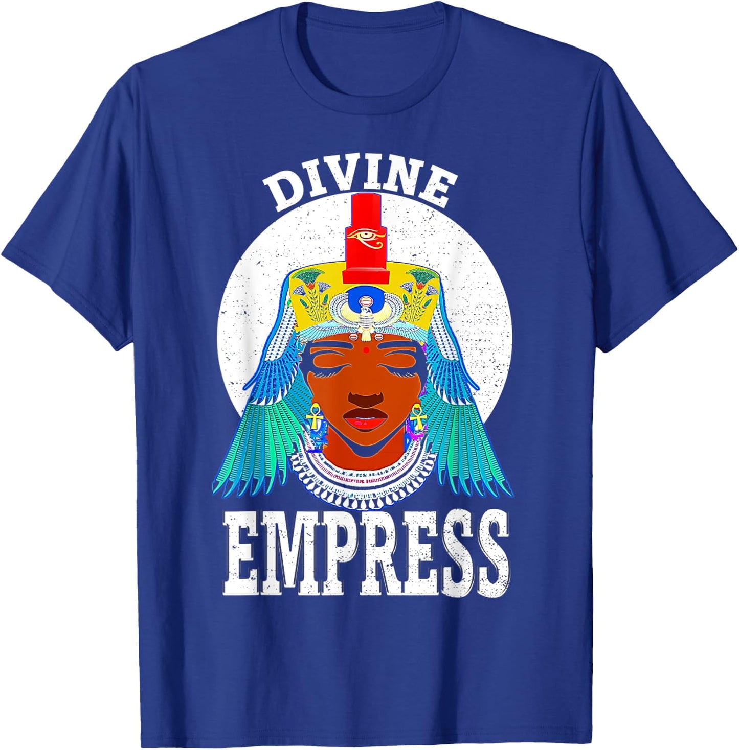 Divine Empress Egyptian Black Pride Melanin African American T-Shirt - T-Shirt | Royal