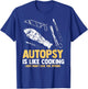 Funny Forensic Scientist Autopsy Cooking Don't Lick Spoon T-Shirt - T-Shirt | Royal