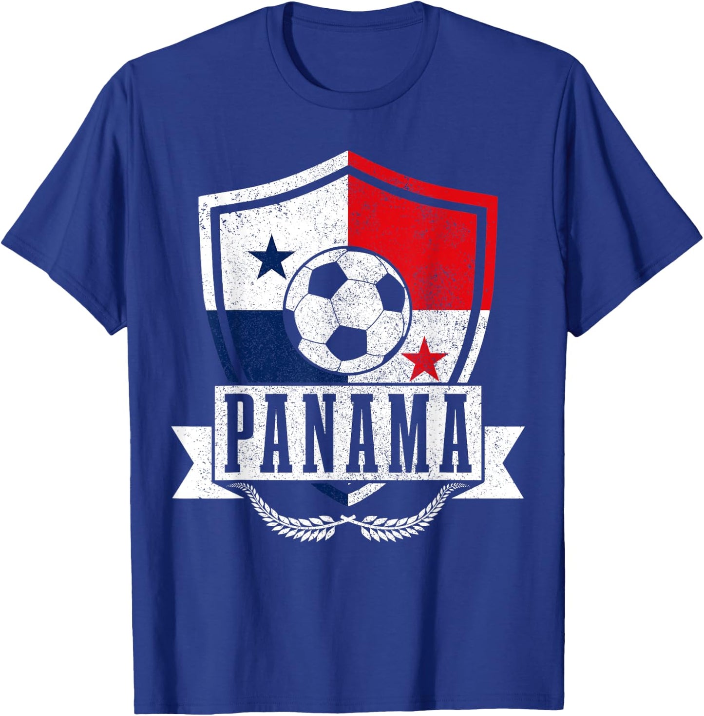 Panama Football Player Flag T-Shirt - T-Shirt | Royal