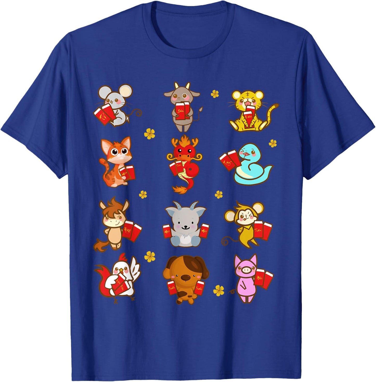 Cute Vietnamese Zodiac Animal Lunar New Year Kids Toddlers T-Shirt - T-Shirt | Royal