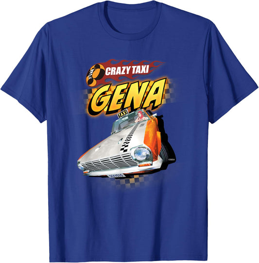 Crazy Taxi Gena Driver T-Shirt - T-Shirt | Royal