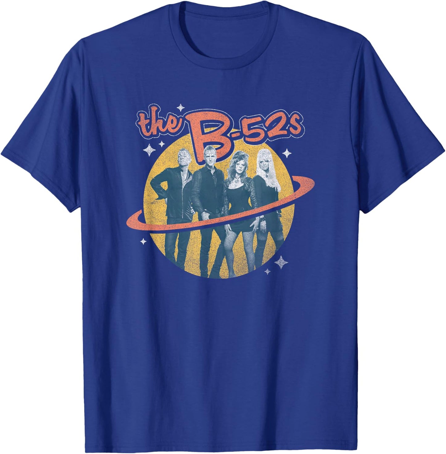 The B-52s - Band Photo T-Shirt - T-Shirt | Royal