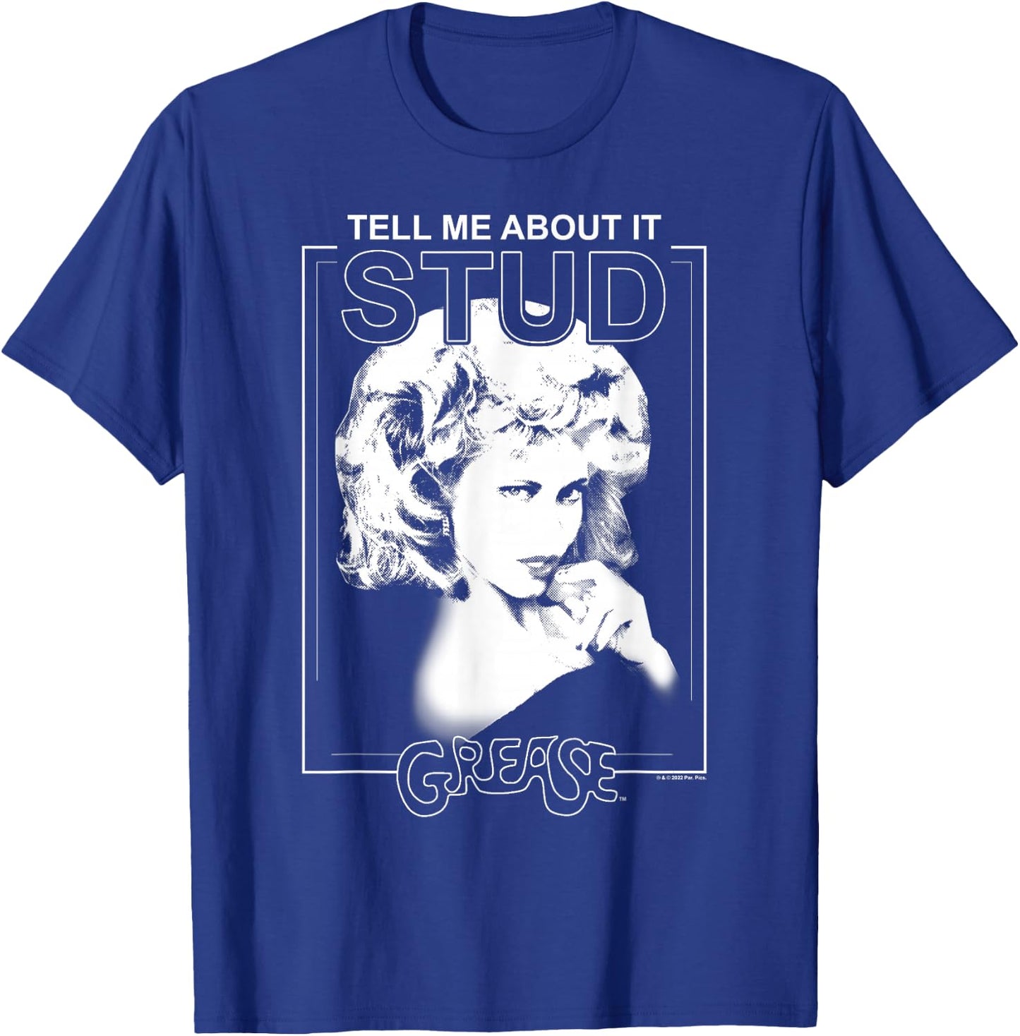 Grease Sandy Valentine's Day Tell Me About It Stud T-Shirt - T-Shirt | Royal