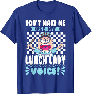 Lunch Lady Cafeteria Worker T-Shirt - T-Shirt | Royal
