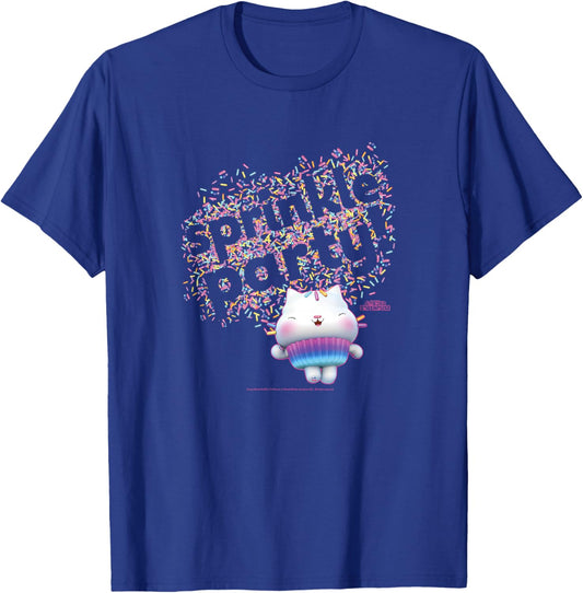 Gabby's Dollhouse Cakey Cat Sprinkle Party V2 T-Shirt - T-Shirt | Royal