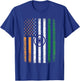 India USA Flag 4th Of July Patriotic American Indian Flag T-Shirt - T-Shirt | Royal