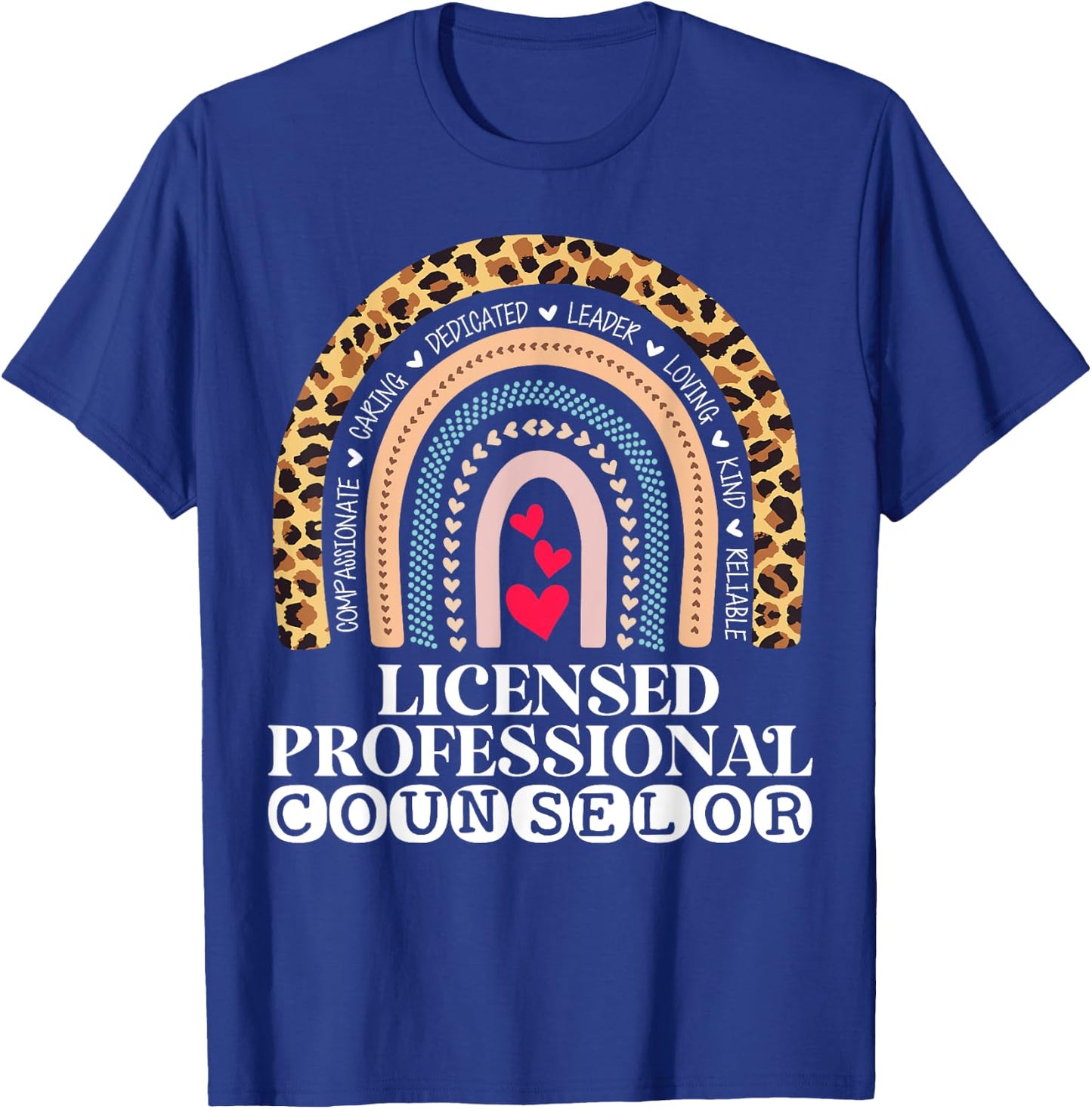LPC Licensed Professional Counselor School Counseling Office T-Shirt - T-Shirt | Royal