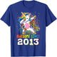 Awesome Since 2013 Shirt Girls 10 Years Old Birthday T-Shirt - T-Shirt | Royal