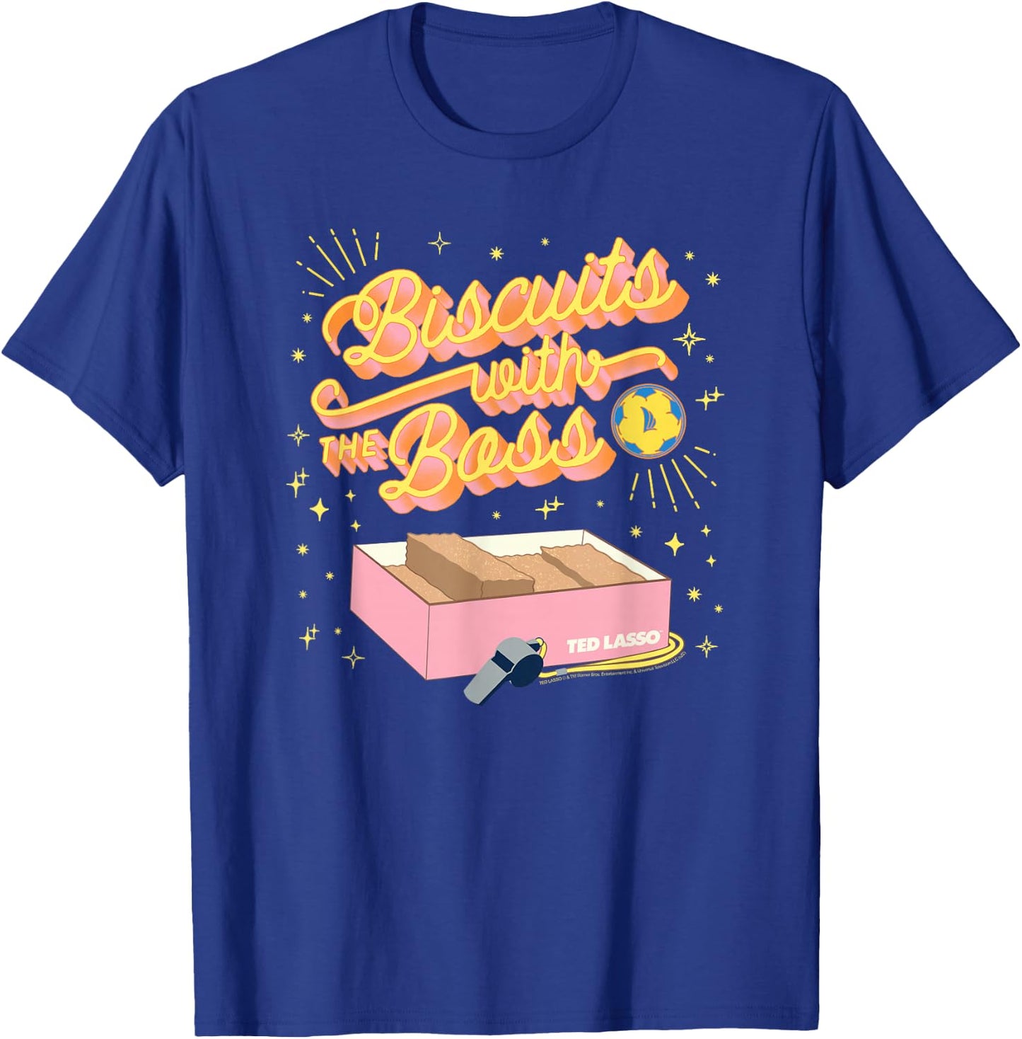 Ted Lasso Biscuits with The Boss Small T-Shirt - T-Shirt | Royal