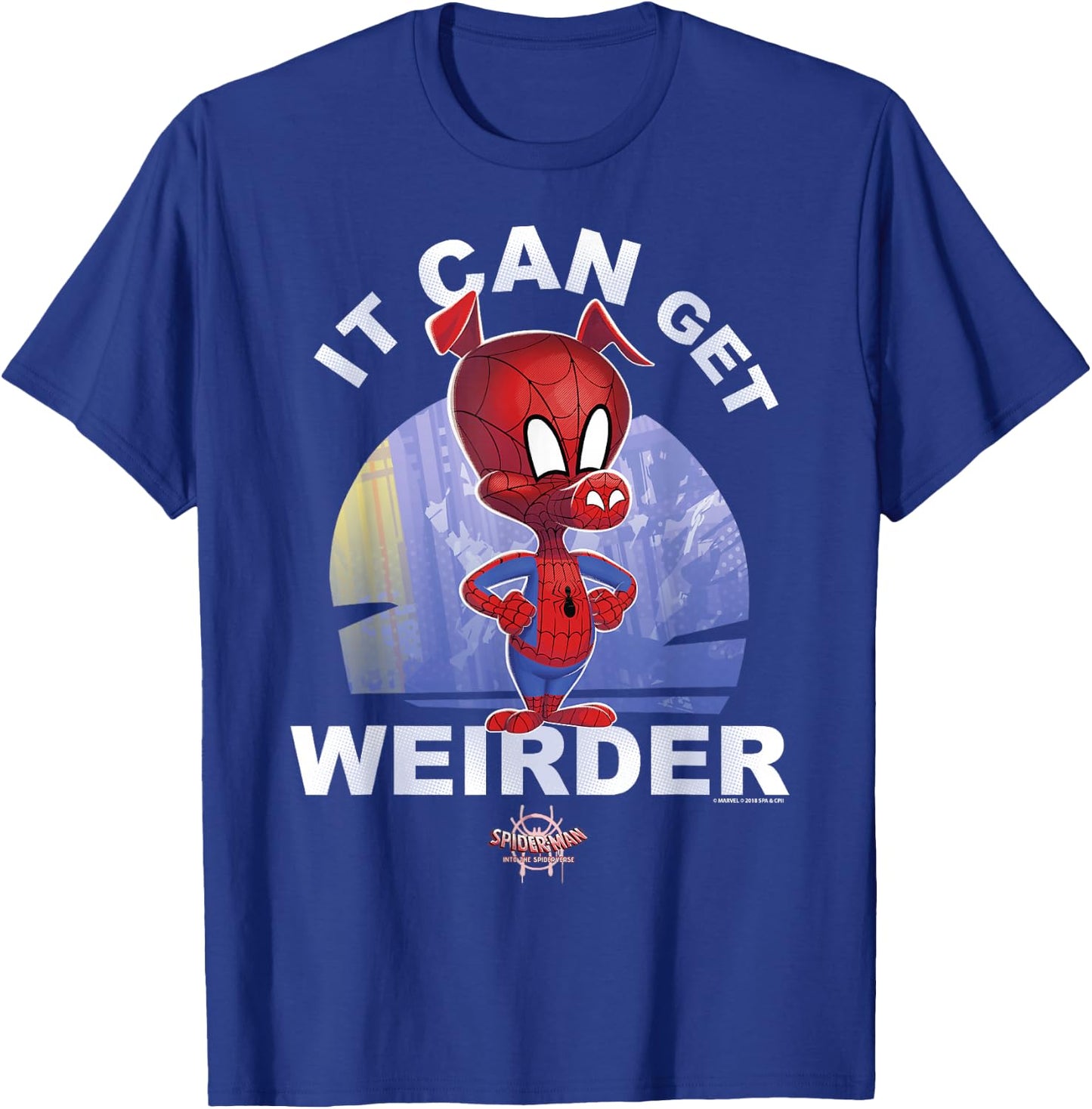 Marvel Spider-Man Spiderverse Spider-Ham Graphic T-Shirt - T-Shirt | Royal